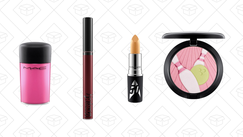 Pigment - Nutcracker Sweet, $13 | Vamplify Lipgloss, $12 | Lipstick - Star Trek, $11 | Pearlmatte Face Powder, $16